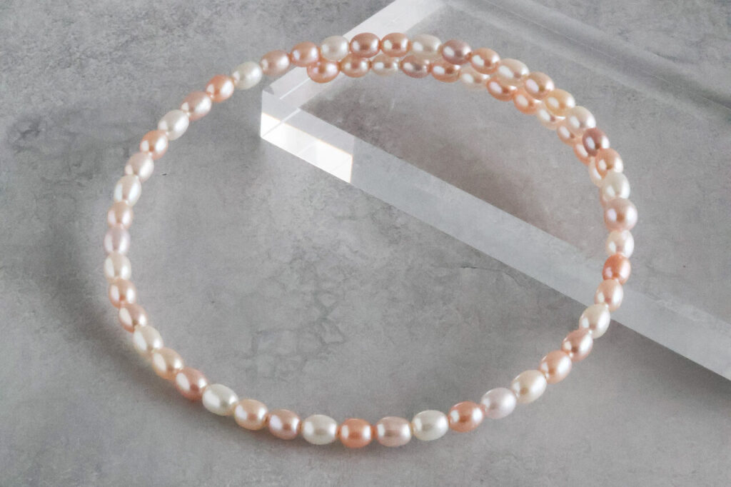 淡水パール ワイヤーチョーカー ネックレス