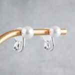 淡水パール 一粒 イヤリング